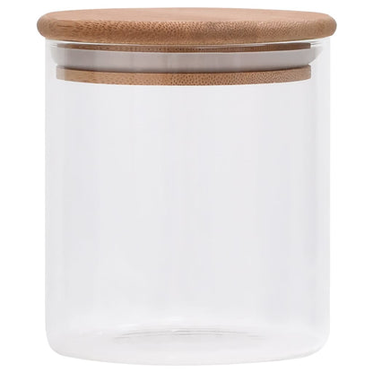 Opbergpotten Met Bamboe Deksel 00 Ml Glas 600 ml