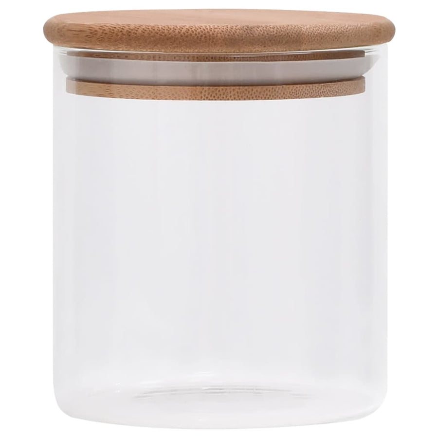 Opbergpotten Met Bamboe Deksel 00 Ml Glas 600 ml
