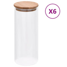Opbergpotten Met Bamboe Deksel Glas 1000 ml