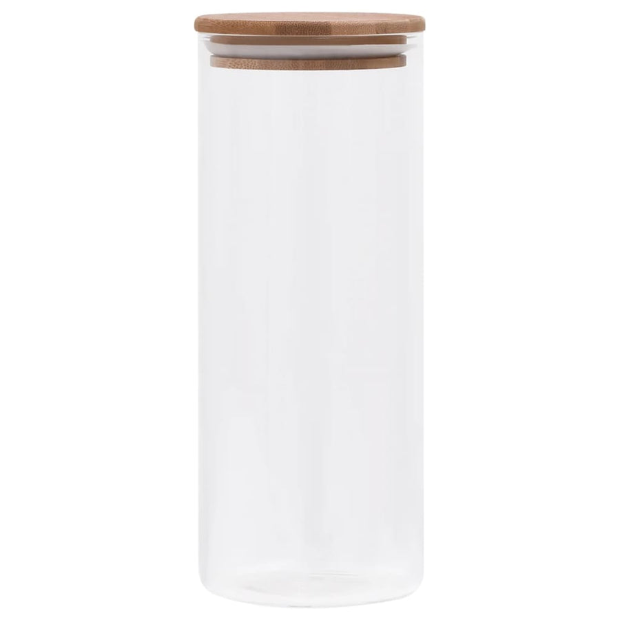 Opbergpotten Met Bamboe Deksel Glas 1000 ml