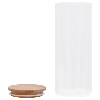 Opbergpotten Met Bamboe Deksel Glas 1000 ml
