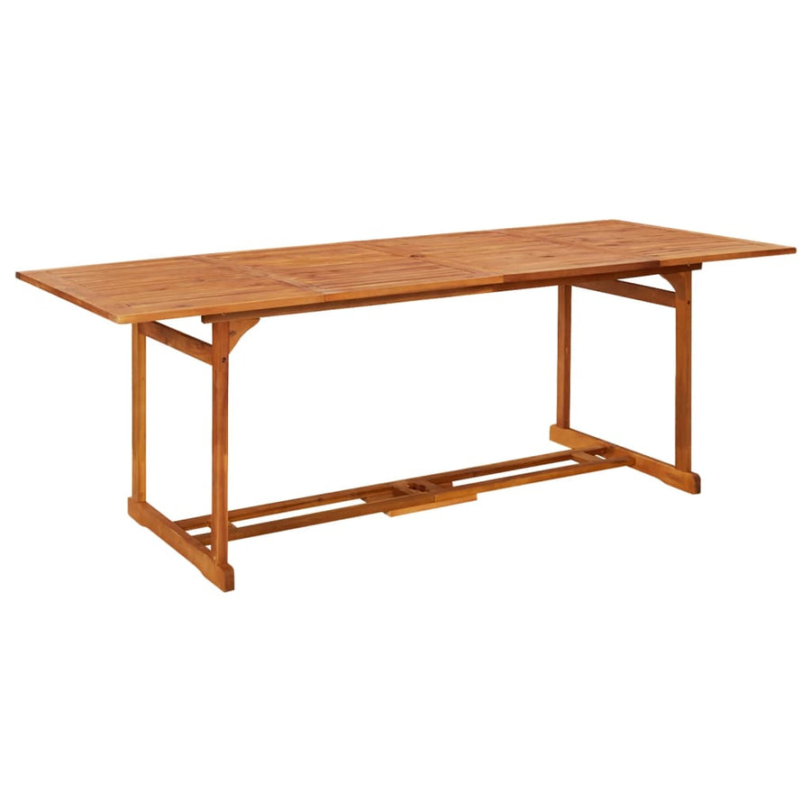 Tuintafel Massief Acaciahout 220 x 90 x 75 cm