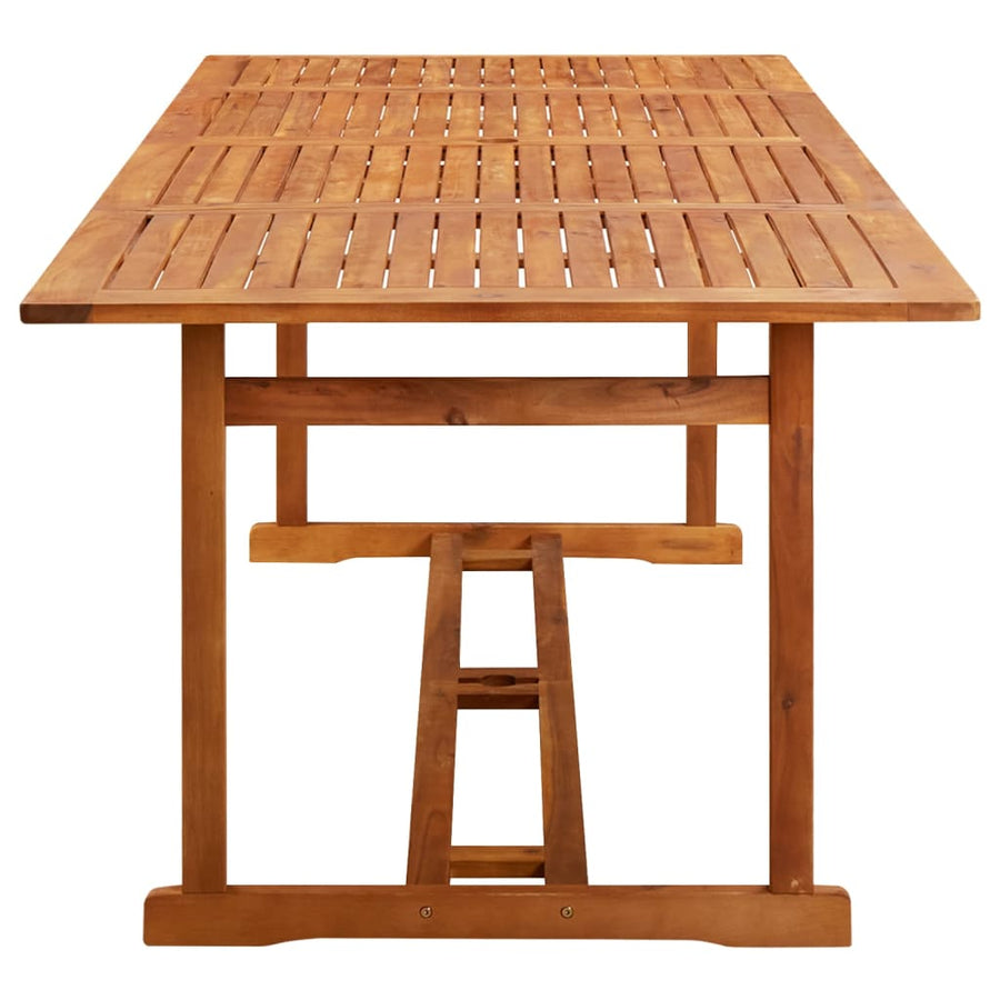 Tuintafel Massief Acaciahout 220 x 90 x 75 cm