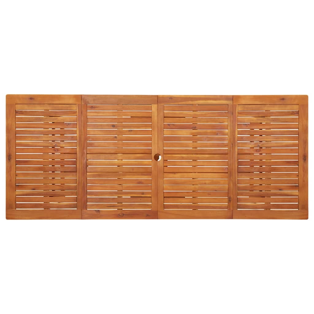 Tuintafel Massief Acaciahout 220 x 90 x 75 cm
