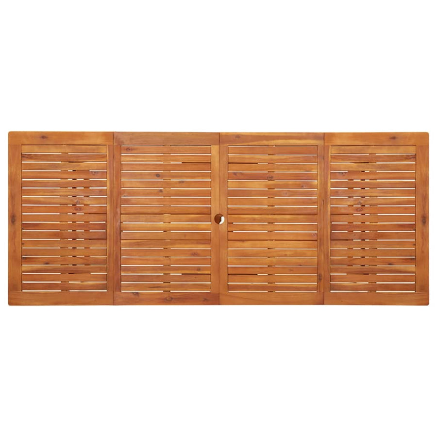 Tuintafel Massief Acaciahout 220 x 90 x 75 cm