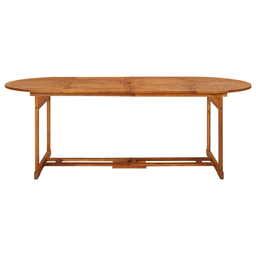 Tuintafel Massief Acaciahout 220 x 90 x 75 cm