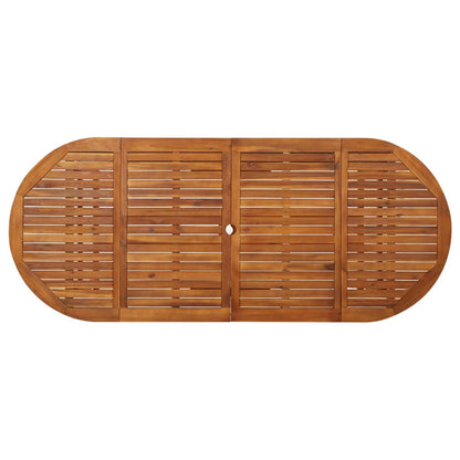 Tuintafel Massief Acaciahout 220 x 90 x 75 cm