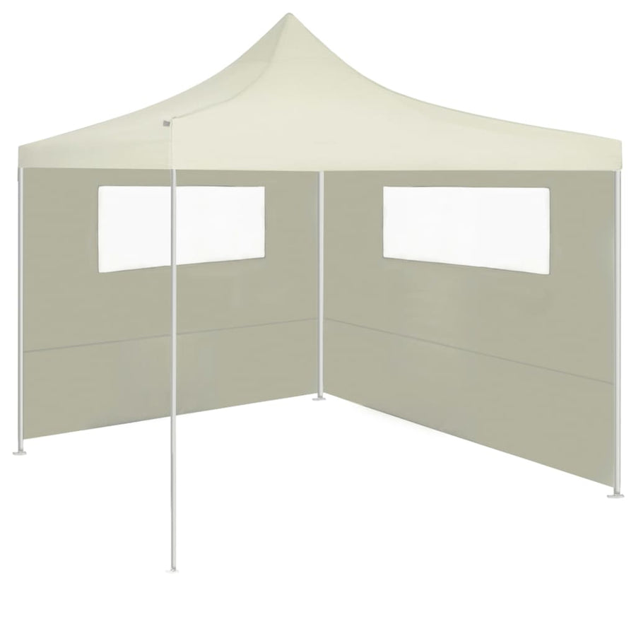 Prieelzijwand Met Ramen Kleurig 6 x 2 m Crème