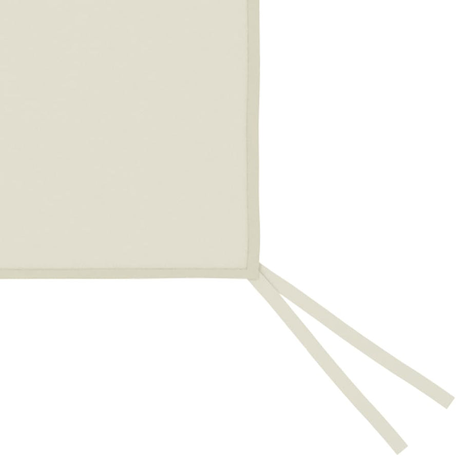 Prieelzijwand Met Ramen Kleurig 6 x 2 m Crème