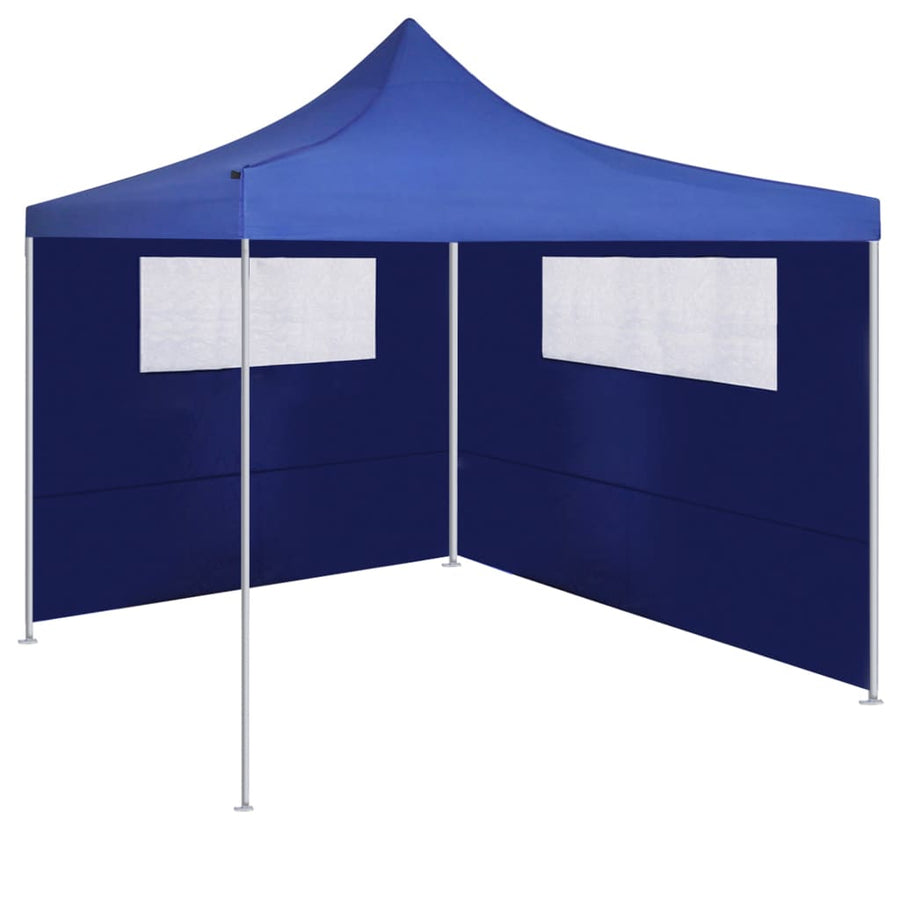 Prieelzijwand Met Ramen 6 x 2 m Blauw