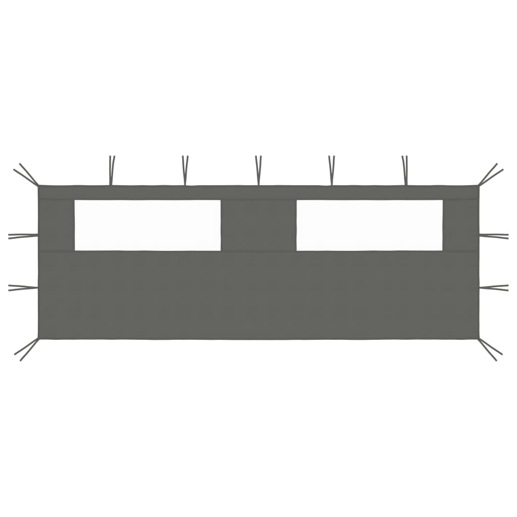 Prieelzijwand Met Ramen Kleurig 6 x 2 m