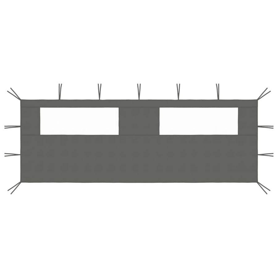Prieelzijwand Met Ramen Kleurig 6 x 2 m