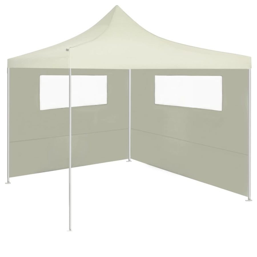 Prieelzijwanden Met Ramen 2 St Kleurig 4.35 x 2.1 m Crème