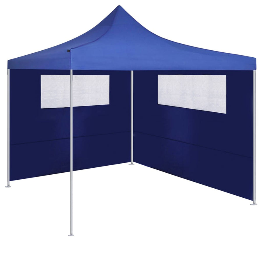 Prieelzijwanden Met Ramen 2 St 4.35 x 2.1 m Blauw