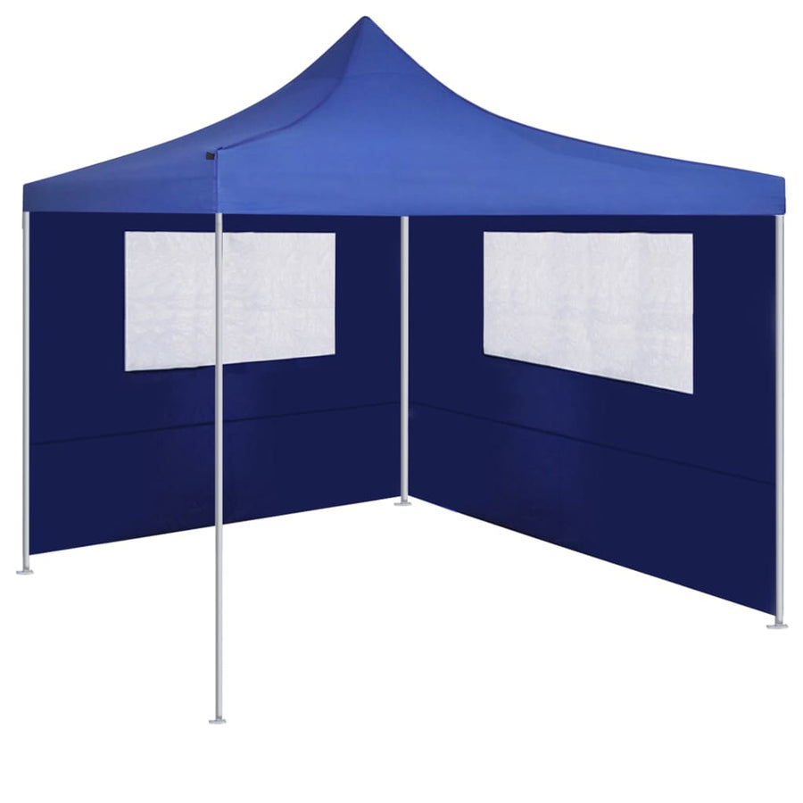 Prieelzijwand Met Ramen 4 x 2 m Blauw