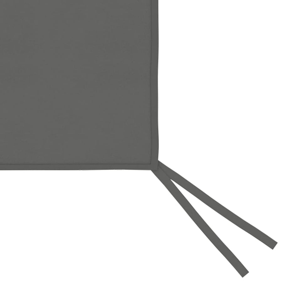 Prieelzijwand Met Ramen Kleurig 4 x 2 m Antraciet