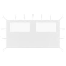 Prieelzijwand Met Ramen 4 x 2 m Wit