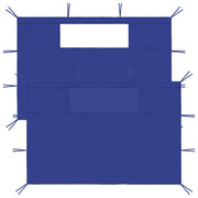 Prieelzijwanden 2 st blauw 410x210cm en 280x210cm