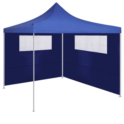 Prieelzijwanden Met Ramen 2 St 4.1 x 2.1 m Blauw