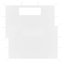 Prieelzijwanden Met Ramen 2 St 4.1 x 2.1 m Wit