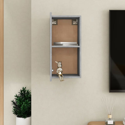 Tv-meubel 30,5x30x60 cm spaanplaat betongrijs 1 30.5 x 30 x 60 cm Betongrijs
