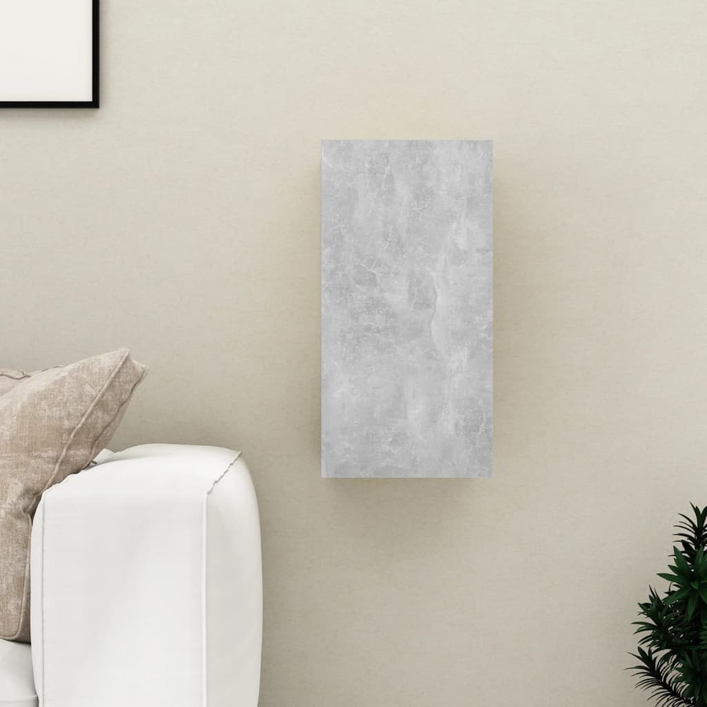 Tv-meubel 30,5x30x60 cm spaanplaat betongrijs 1 30.5 x 30 x 60 cm Betongrijs