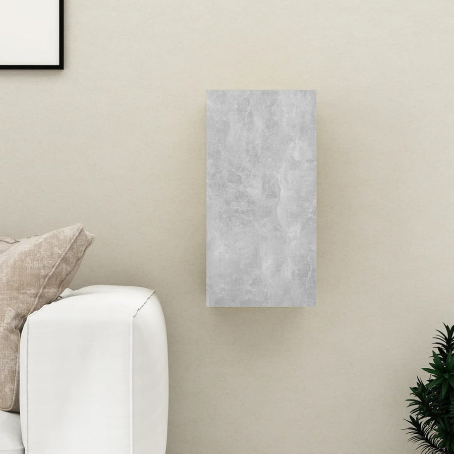 Tv-meubel 30,5x30x60 cm spaanplaat betongrijs 1 30.5 x 30 x 60 cm Betongrijs