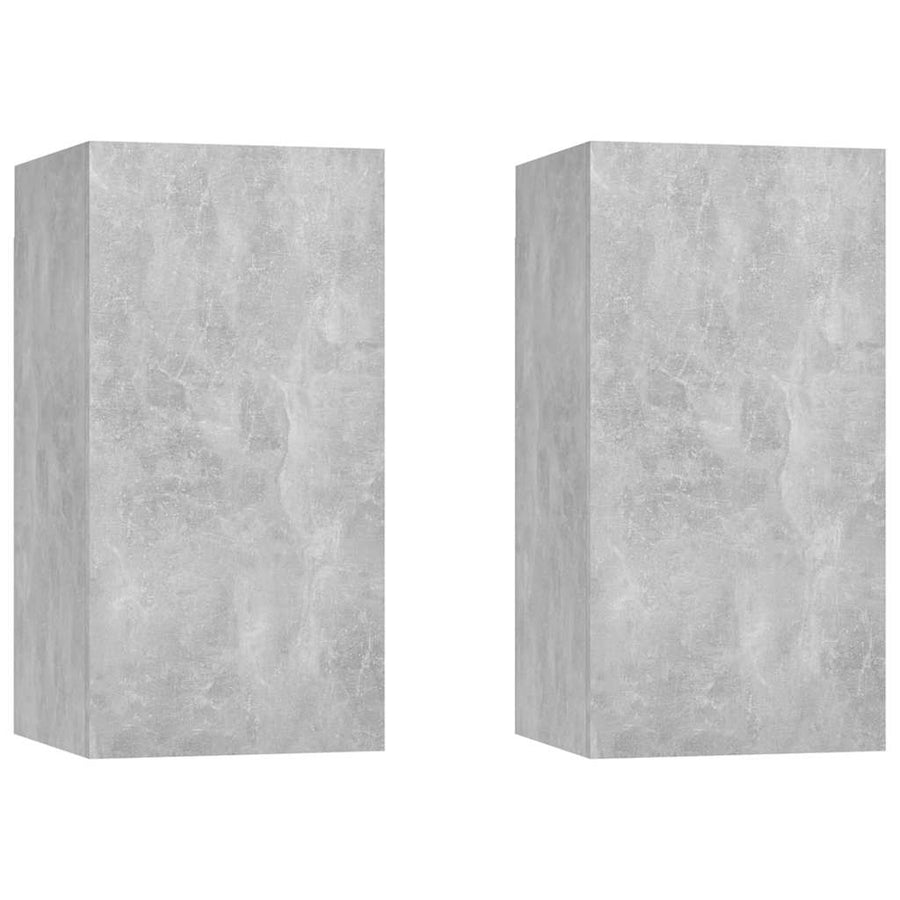Tv-Meubelen 30,5X30X Bewerkt Hout 2 60 cm Betongrijs