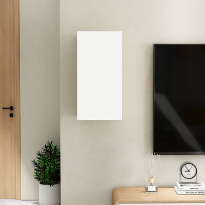 Tv-meubel 30,5x30x60 cm spaanplaat wit en sonoma eikenkleurig 1 30.5 x 30 x 60 cm Wit en sonoma eiken