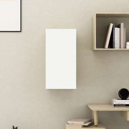 Tv-meubel 30,5x30x60 cm spaanplaat wit en sonoma eikenkleurig 1 30.5 x 30 x 60 cm Wit en sonoma eiken