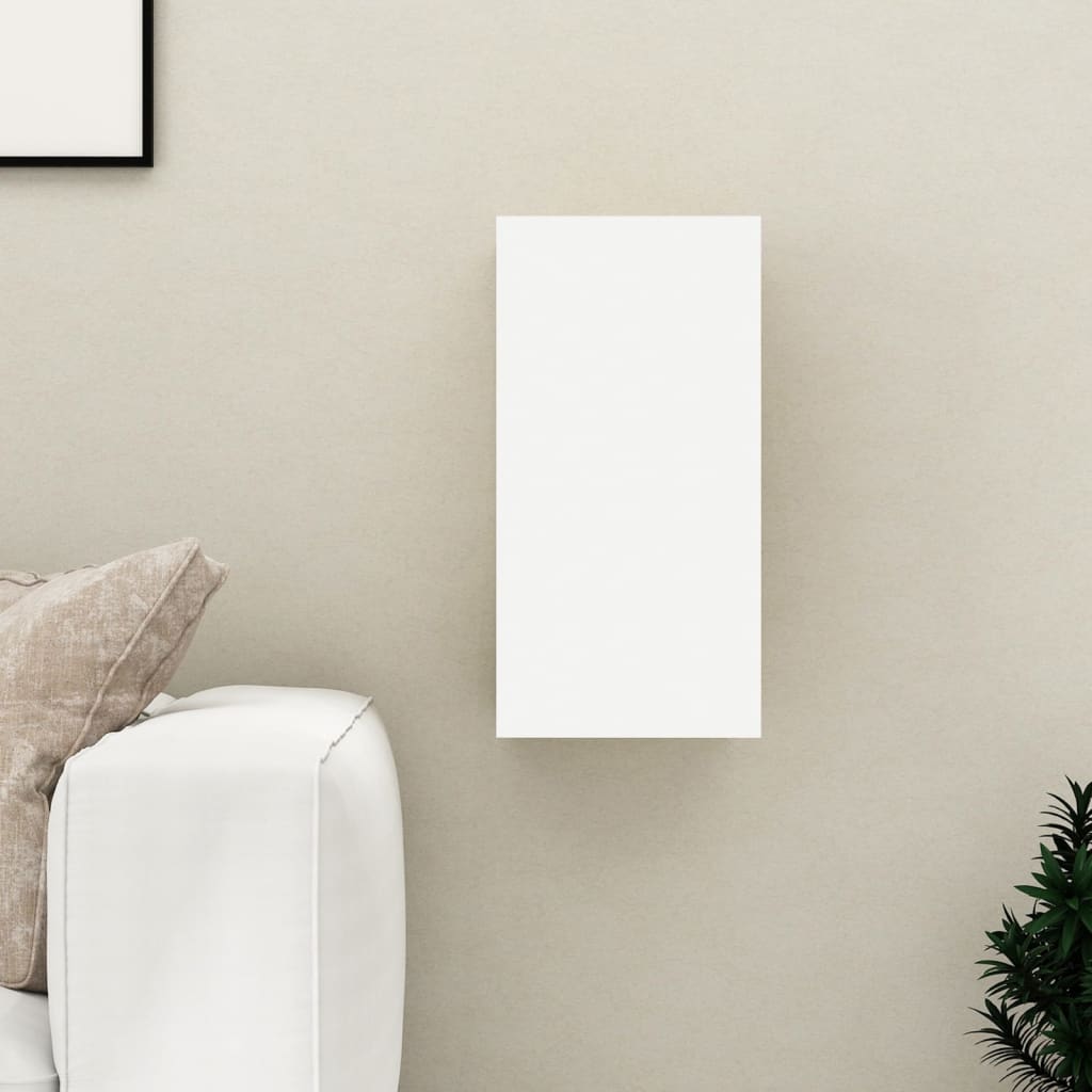 Tv-meubel 30,5x30x60 cm spaanplaat wit en sonoma eikenkleurig 1 30.5 x 30 x 60 cm Wit en sonoma eiken