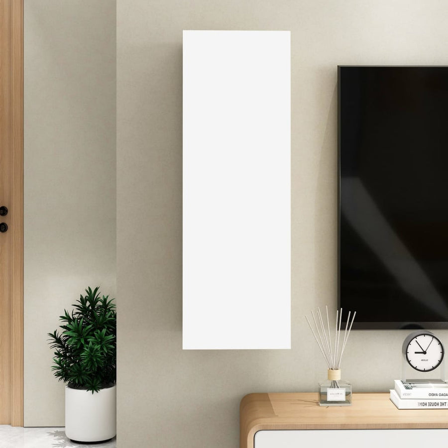 Tv-meubel 30,5x30x90 cm spaanplaat wit 1 30.5 x 30 x 90 cm Wit