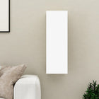TV cabinet 30.5x30x90 cm engineered wood white