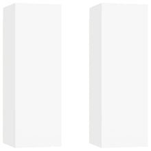 Tv-meubelen 2 st 30,5x30x90 cm spaanplaat wit 2 30.5 x 30 x 90 cm Wit