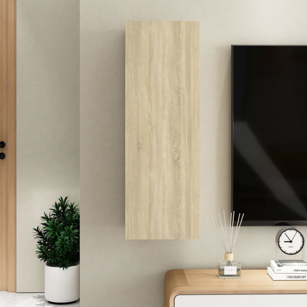 Tv-meubel 30,5x30x90 cm spaanplaat sonoma eikenkleurig 1 30.5 x 30 x 90 cm Sonoma eiken