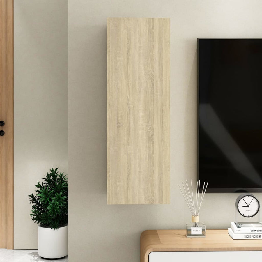 Tv-meubel 30,5x30x90 cm spaanplaat sonoma eikenkleurig 1 30.5 x 30 x 90 cm Sonoma eiken