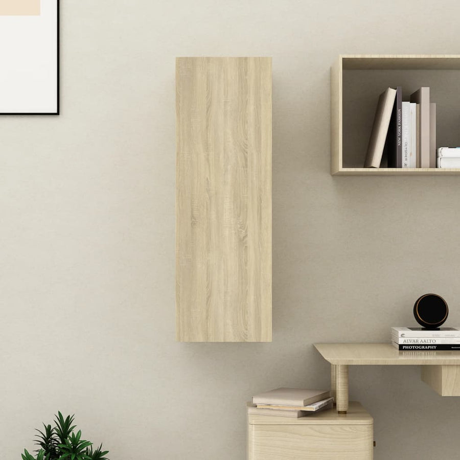 Tv-meubel 30,5x30x90 cm spaanplaat sonoma eikenkleurig 1 30.5 x 30 x 90 cm Sonoma eiken