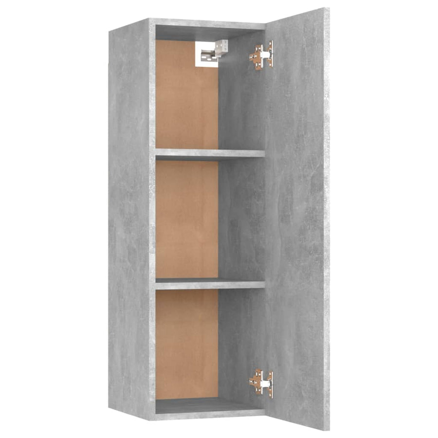 Tv-meubel 30,5x30x90 cm spaanplaat betongrijs 1 30.5 x 30 x 90 cm Betongrijs