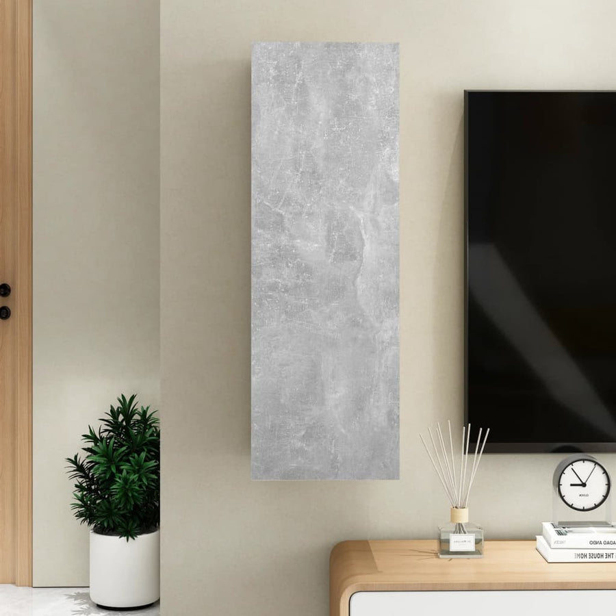 Tv-meubel 30,5x30x90 cm spaanplaat betongrijs 1 30.5 x 30 x 90 cm Betongrijs