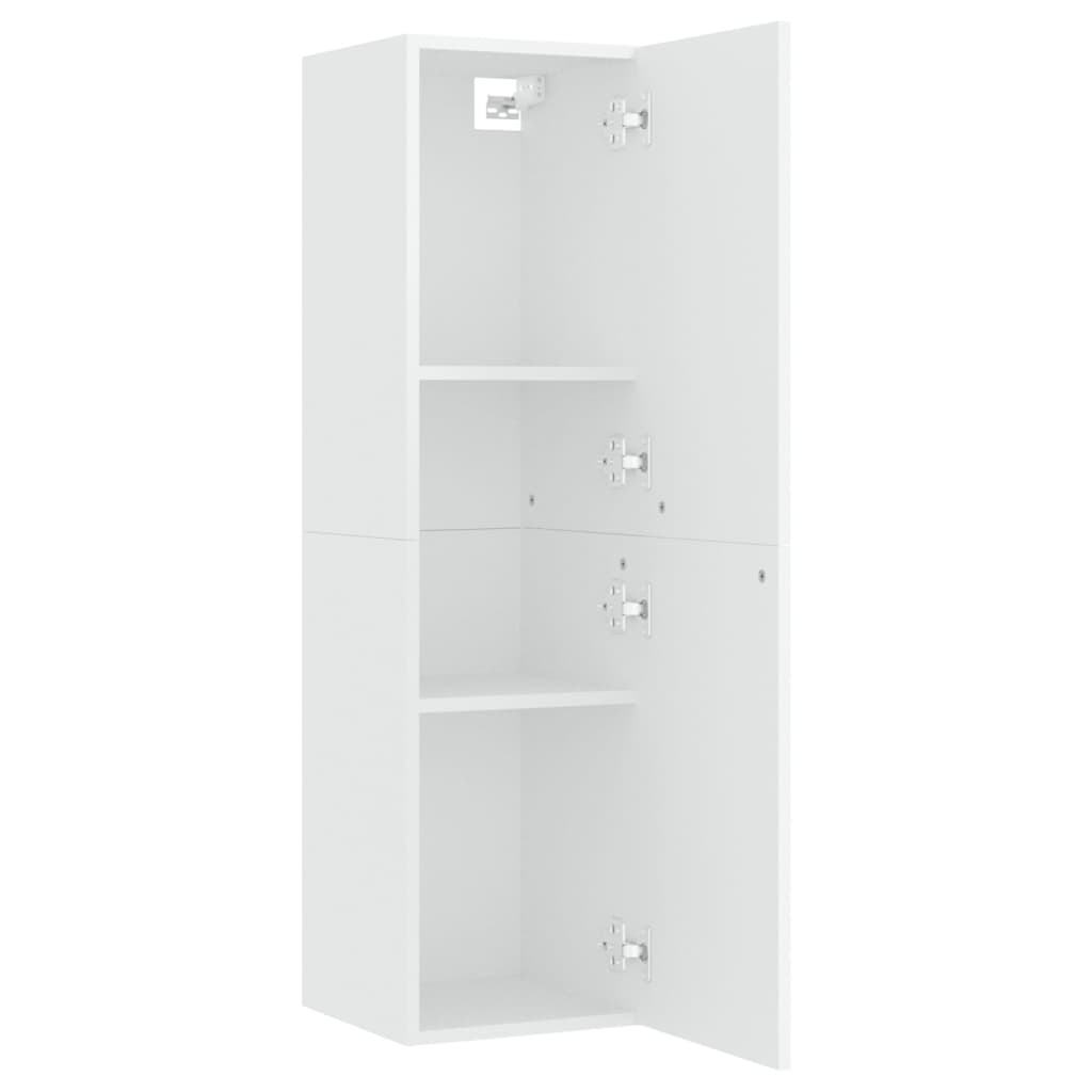 Tv-meubel 30,5x30x110 cm spaanplaat wit 1 30.5 x 30 x 110 cm Wit
