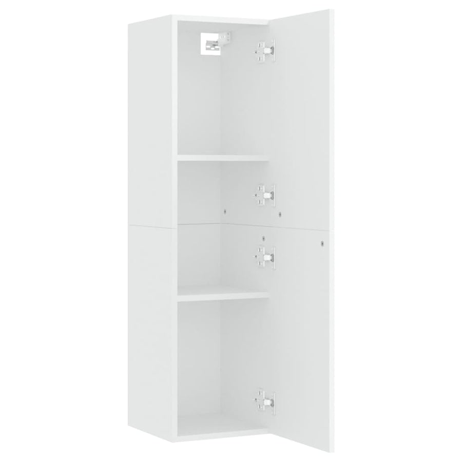 Tv-meubel 30,5x30x110 cm spaanplaat wit 1 30.5 x 30 x 110 cm Wit