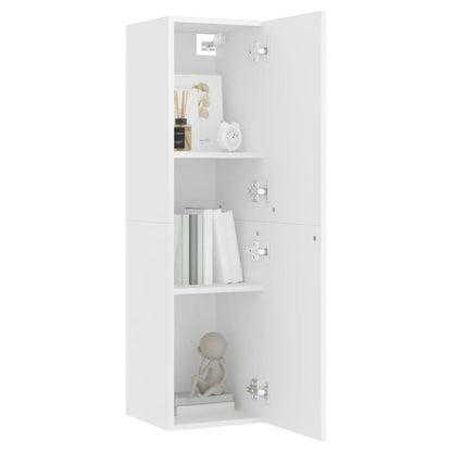 Tv-meubel 30,5x30x110 cm spaanplaat wit 1 30.5 x 30 x 110 cm Wit