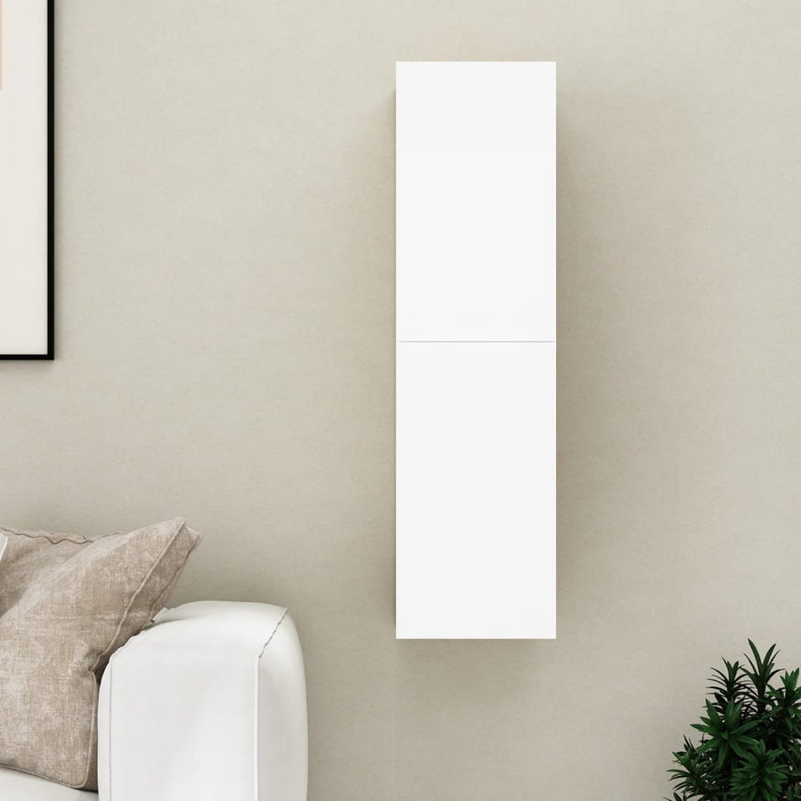 Tv-meubel 30,5x30x110 cm spaanplaat wit 1 30.5 x 30 x 110 cm Wit