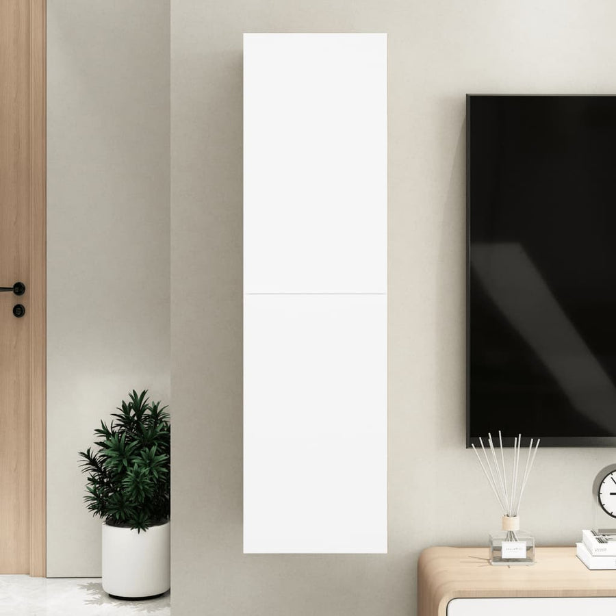 Tv-meubel 30,5x30x110 cm spaanplaat wit 1 30.5 x 30 x 110 cm Wit