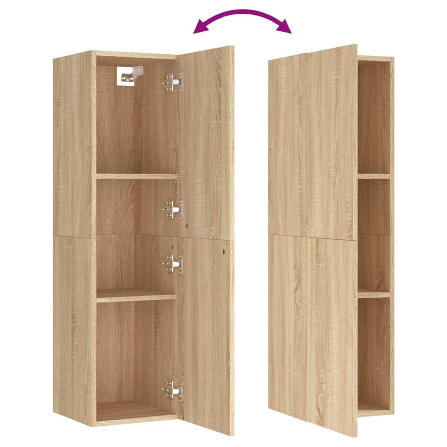 Tv-meubel 30,5x30x110 cm spaanplaat sonoma eikenkleurig 1 30.5 x 30 x 110 cm Sonoma eiken