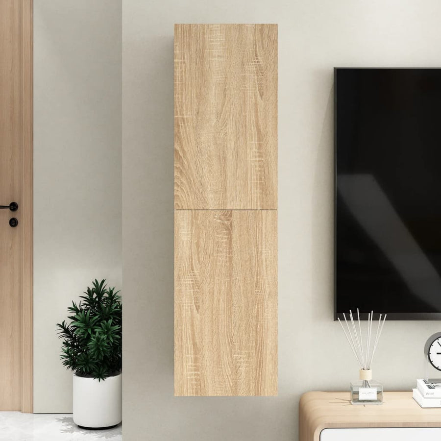 Tv-meubel 30,5x30x110 cm spaanplaat sonoma eikenkleurig 1 30.5 x 30 x 110 cm Sonoma eiken