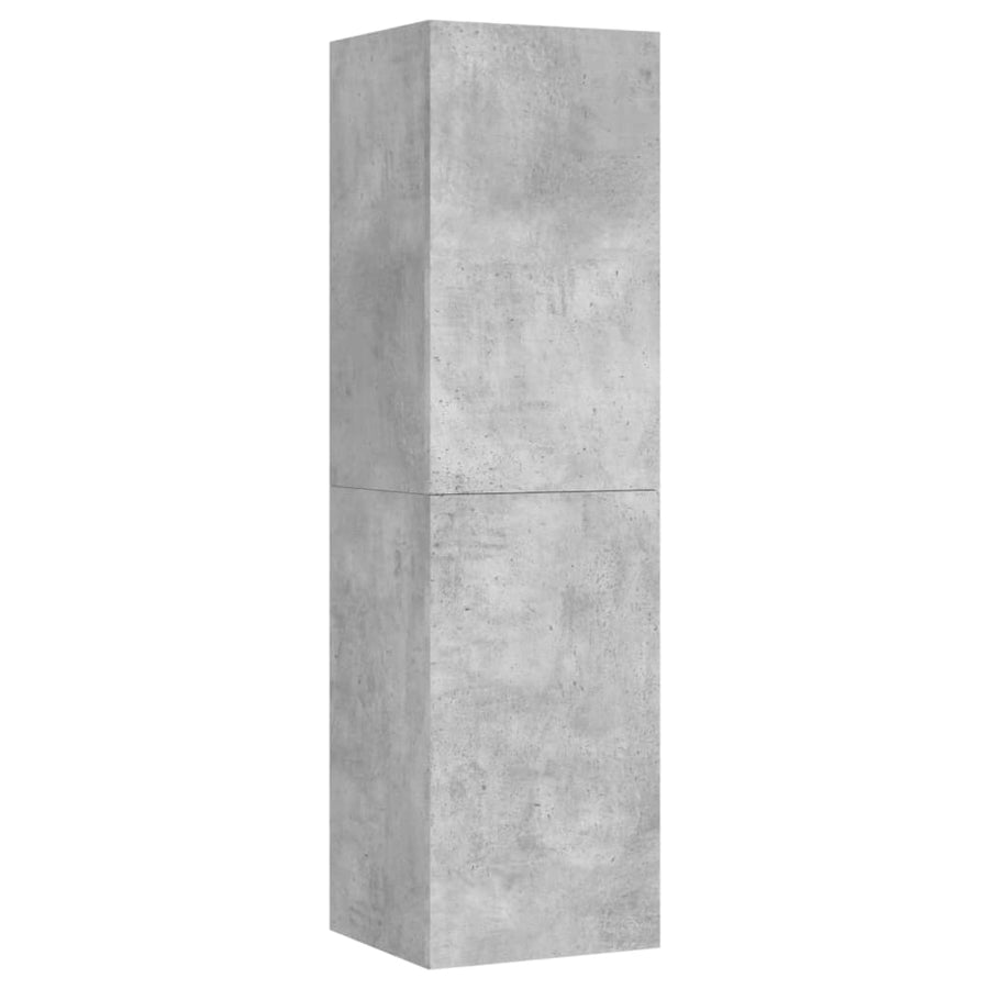Tv-Meubel 30,5X30X0 Cm Spaanplaat 1 30.5 x 30 x 110 cm Betongrijs