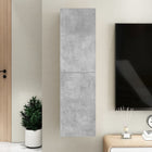 Tv-meubel 110x30,5x30 cm spaanplaat betongrijs