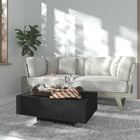Salontafel 85x55x31 cm spaanplaat zwart