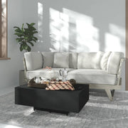 Salontafel 85x55x31 cm spaanplaat zwart